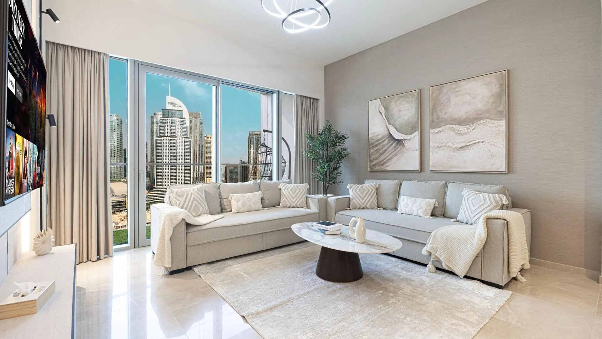 2Br Burj & Fountain View 5 Mins To Dubai Mall 0*,
