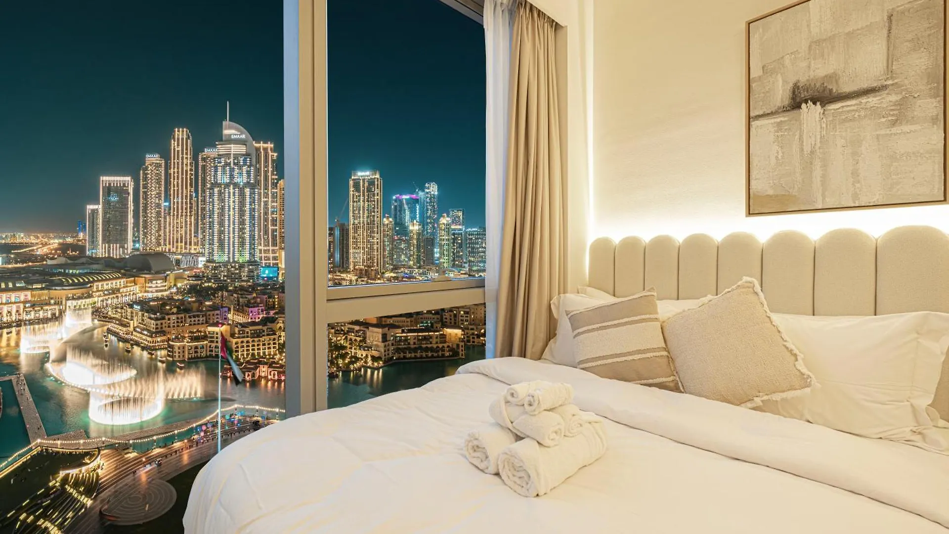 2Br Burj & Fountain View 5 Mins To Dubai Mall 0*,