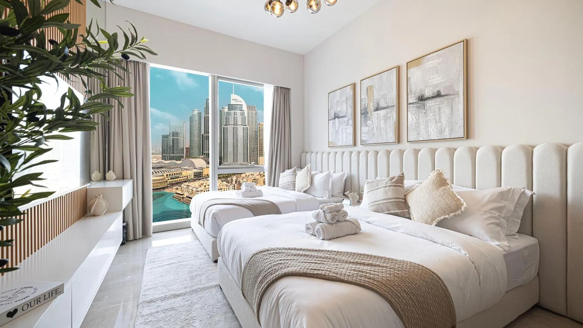 2Br Burj & Fountain View 5 Mins To Dubai Mall Apartment